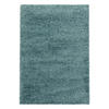 TEPPICH Hochflor Shaggy Uni-Look Polypropylen Wohnzimmer Türkis Rechteckig 200x290 - Blau, Textil (200/290cm) - KADIMA DESIGN