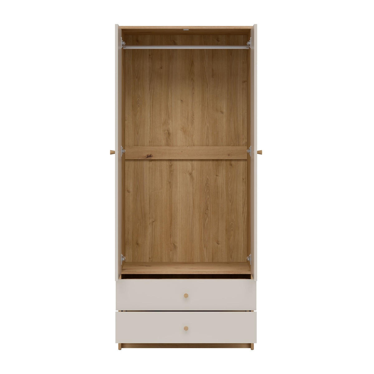 JUGENDZIMMER Trey Set C - 6-teilig - Kaschmir/Eiche Artisan, Holz/Holzwerkstoff (79/188/54cm) - QMM TraumMöbel