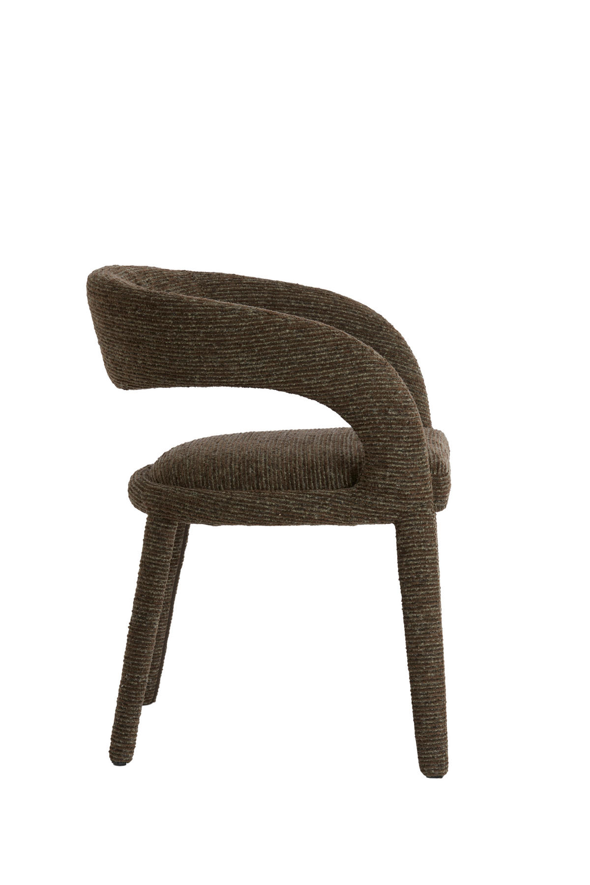 ESSZIMMERSTUHL Kyran Braun 58/57/78 cm - Braun, Textil (57/78/58cm) - Light & Living