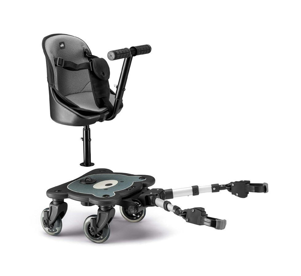 GESCHWISTERSITZ für CAM Kinderwagen Dudu - Schwarz, Kunststoff (33/63/61cm) - Cam il Mondo del Bambino S.p.A.