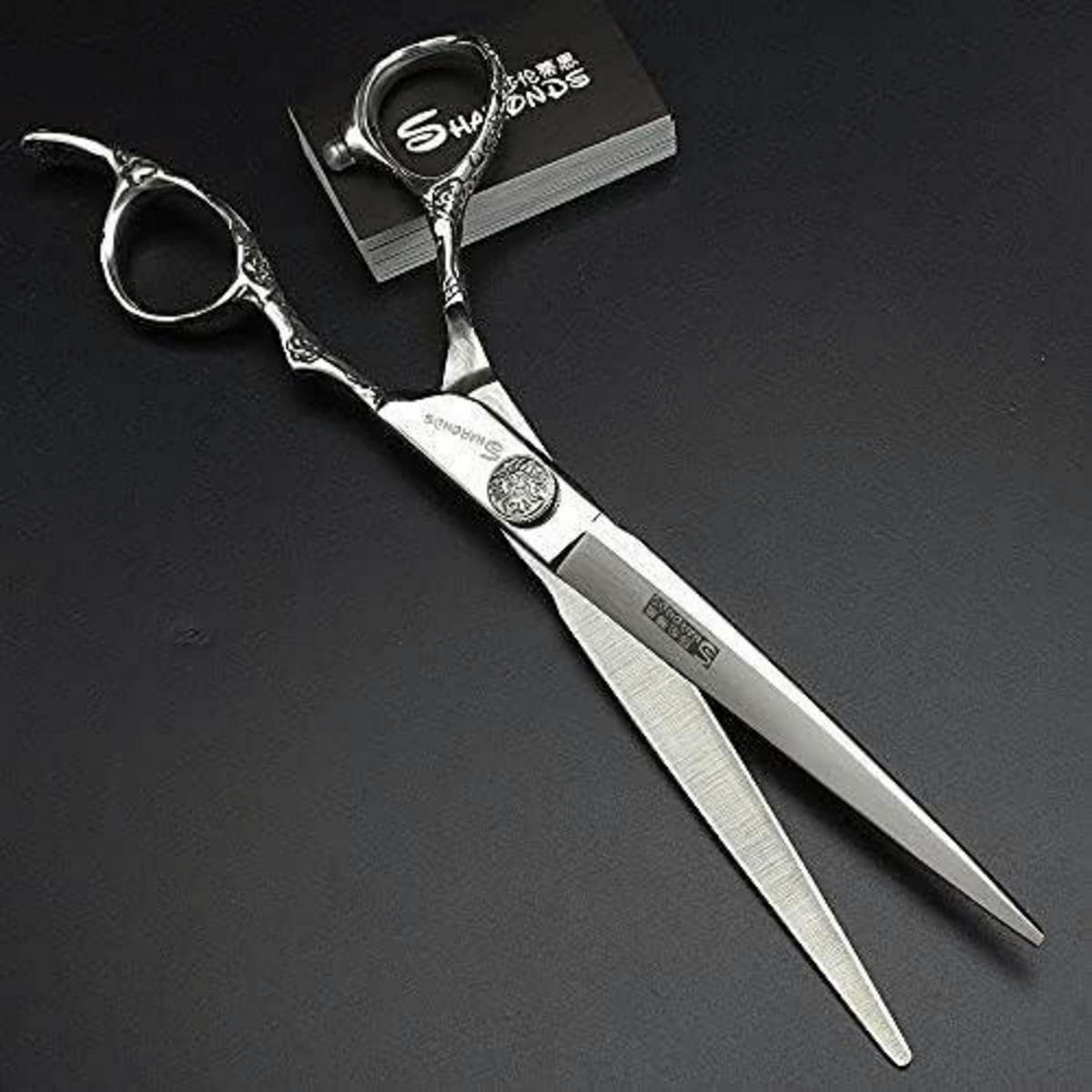HAARSCHNEIDER-SET 7 Zoll 2-teiliges Set - Silberfarben, Metall (6/1/19cm)