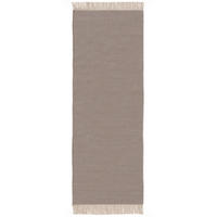 TEPPICH Wollteppich Liv Hellgrau - Grau, Textil (80/1cm) - KUNSTLOFT