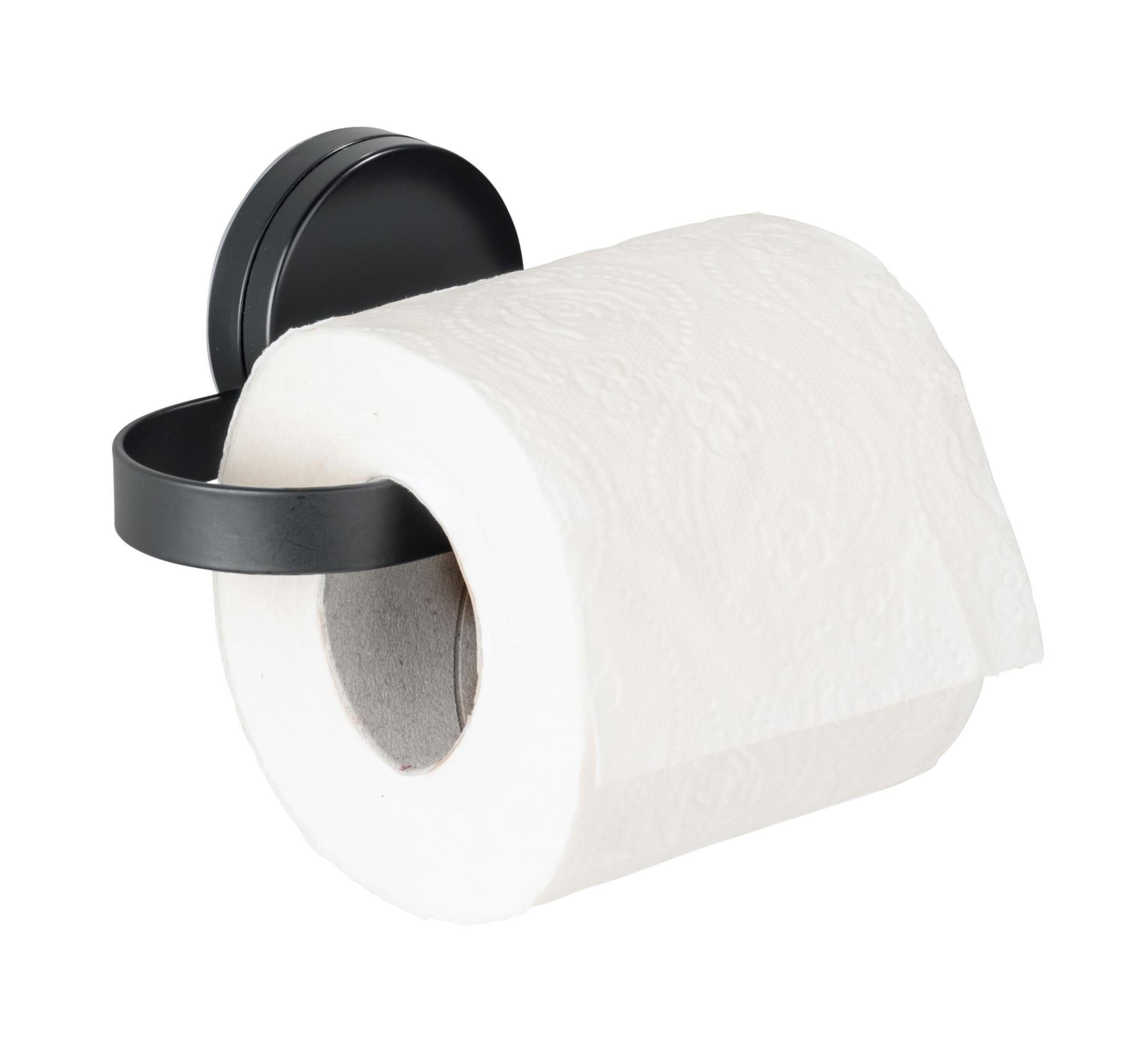 TOILETTENPAPIERHALTER Pavia 7,5/15,5/6 cm - Schwarz, Metall (15.5/6/7.5cm) - Wenko