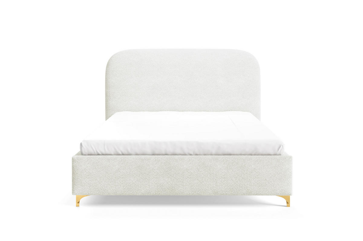 POLSTERBETT LANA Bettkasten Lattenrost 120x200 Creme - Creme, Holz (120/200cm) - Furnistar