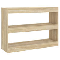 BÜCHERREGAL/RAUMTEILER Sonoma-Eiche 100x30x72 cm - Braun, Holzwerkstoff (100/72/30cm) - furnicato
