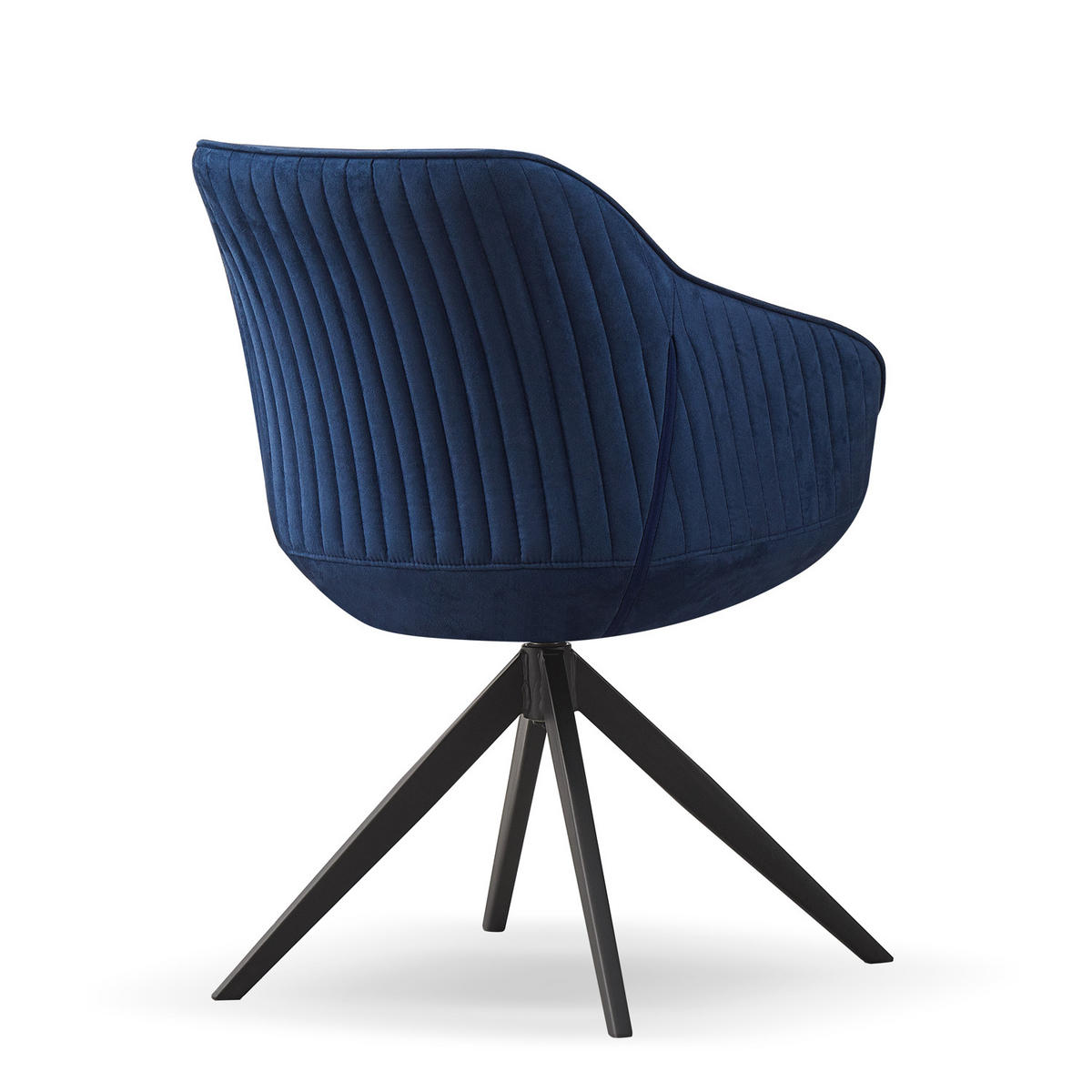 ARMLEHNSTUHL KATJA Blau - Blau, Textil/Metall (57/82/62cm) - B&D Home