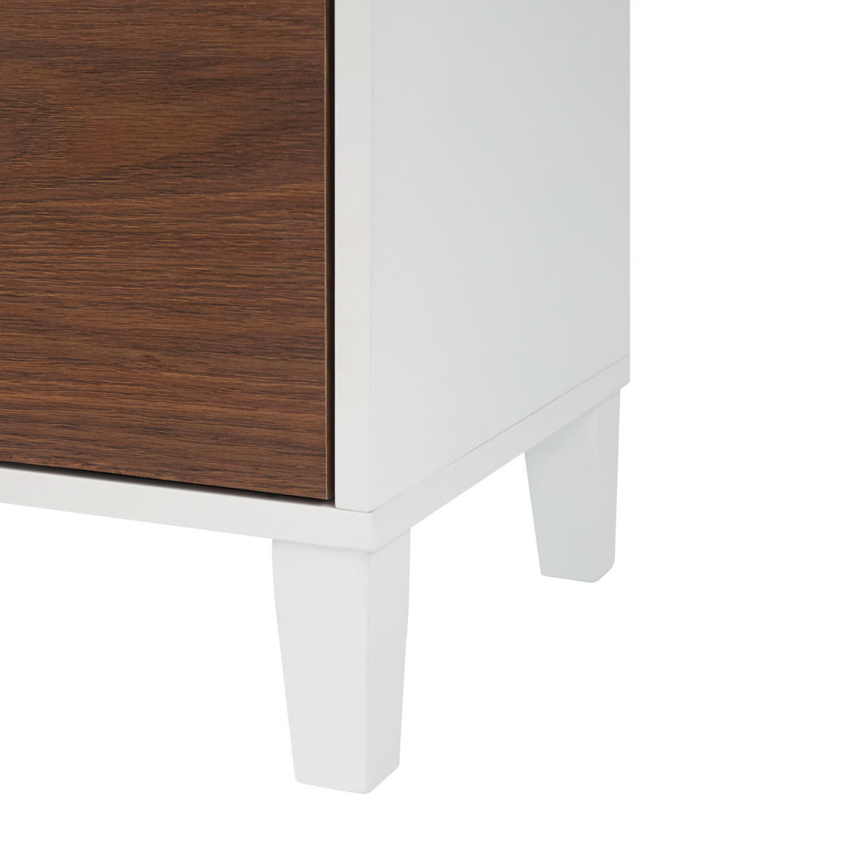 KOMMODE Weiß - Weiß, Holzwerkstoff (33/87/87cm) - Teamson Home