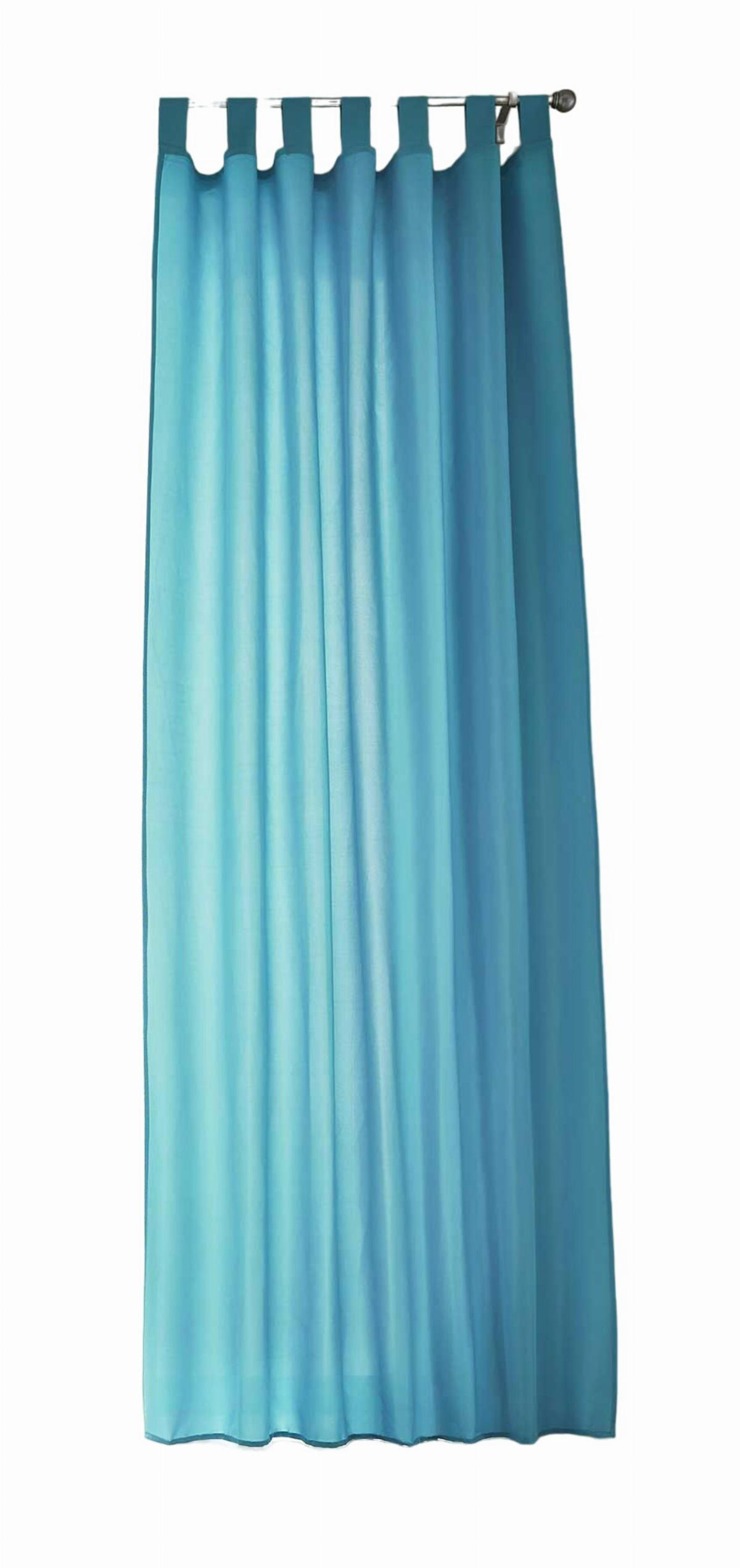 VORHANG POTSDAM HxB 225x140 cm Türkis - Türkis, Textil (140/225cm) - Gardinenbox