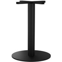 TISCHBEIN rund 54 cm Metall Schwarz - Schwarz, Metall (54/73/54cm) - CLP