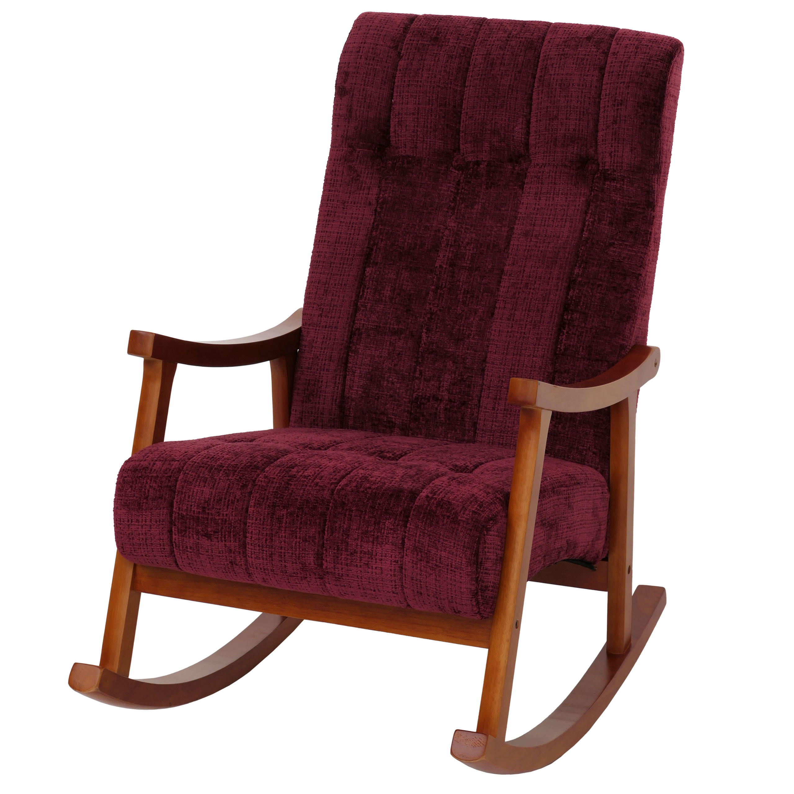 SCHAUKELSTUHL Bordeaux - Bordeaux, Textil (64/97/85cm) - MCW