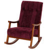 SCHAUKELSTUHL Bordeaux - Bordeaux, Textil (64/97/85cm) - MCW