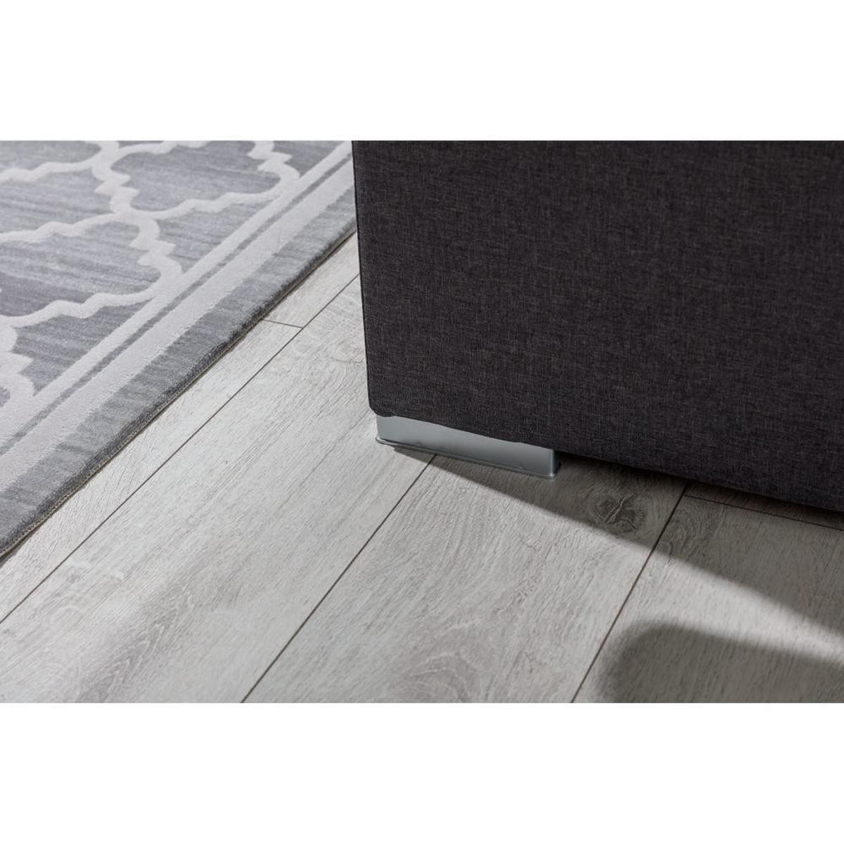 BOXBETT Alice Bonellfederkern - Dunkelgrau, Holz/Holzwerkstoff (140/200cm) - Best For Home