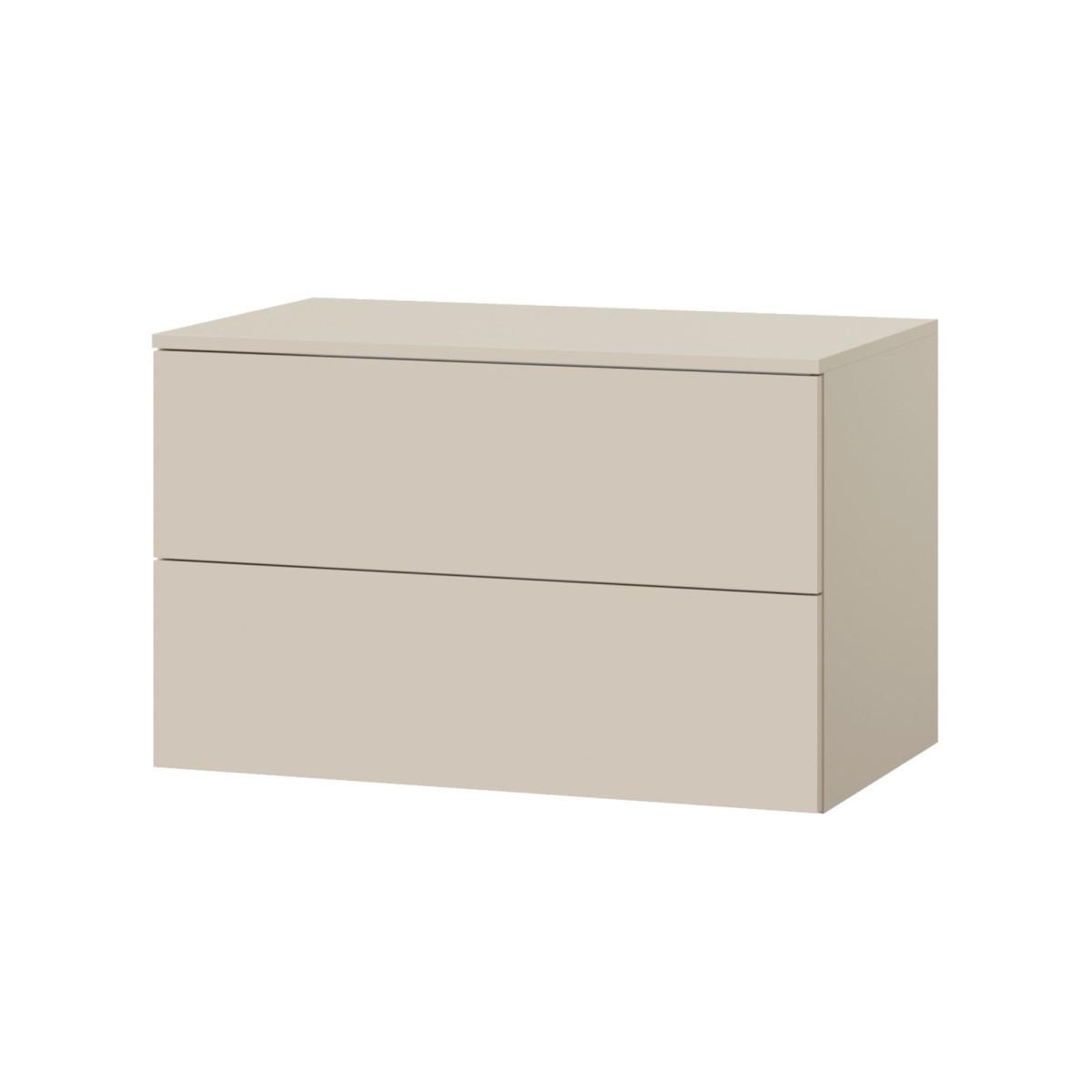 WASCHTISCHUNTERSCHRANK Color 2S 80 Kaschmir - Kaschmir, Holzwerkstoff (80/50/45cm) - mzm24