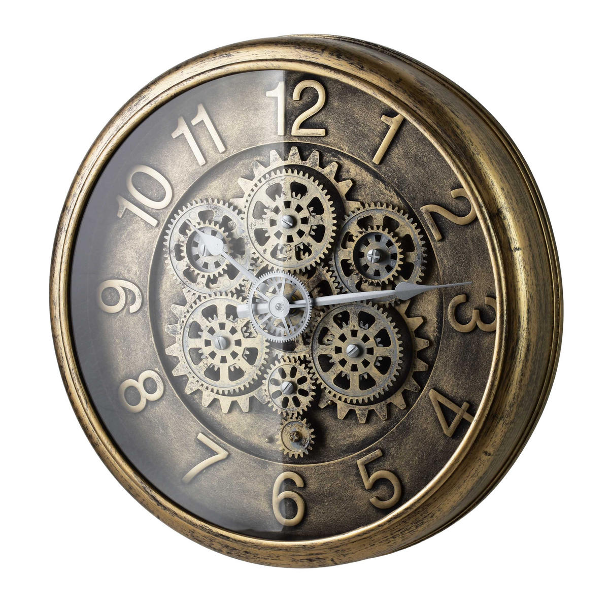 WANDUHR Ramsey Gold 40x40x7,5 cm Kunststoff - Goldfarben, Kunststoff (7.5/40/40cm) - Mondex