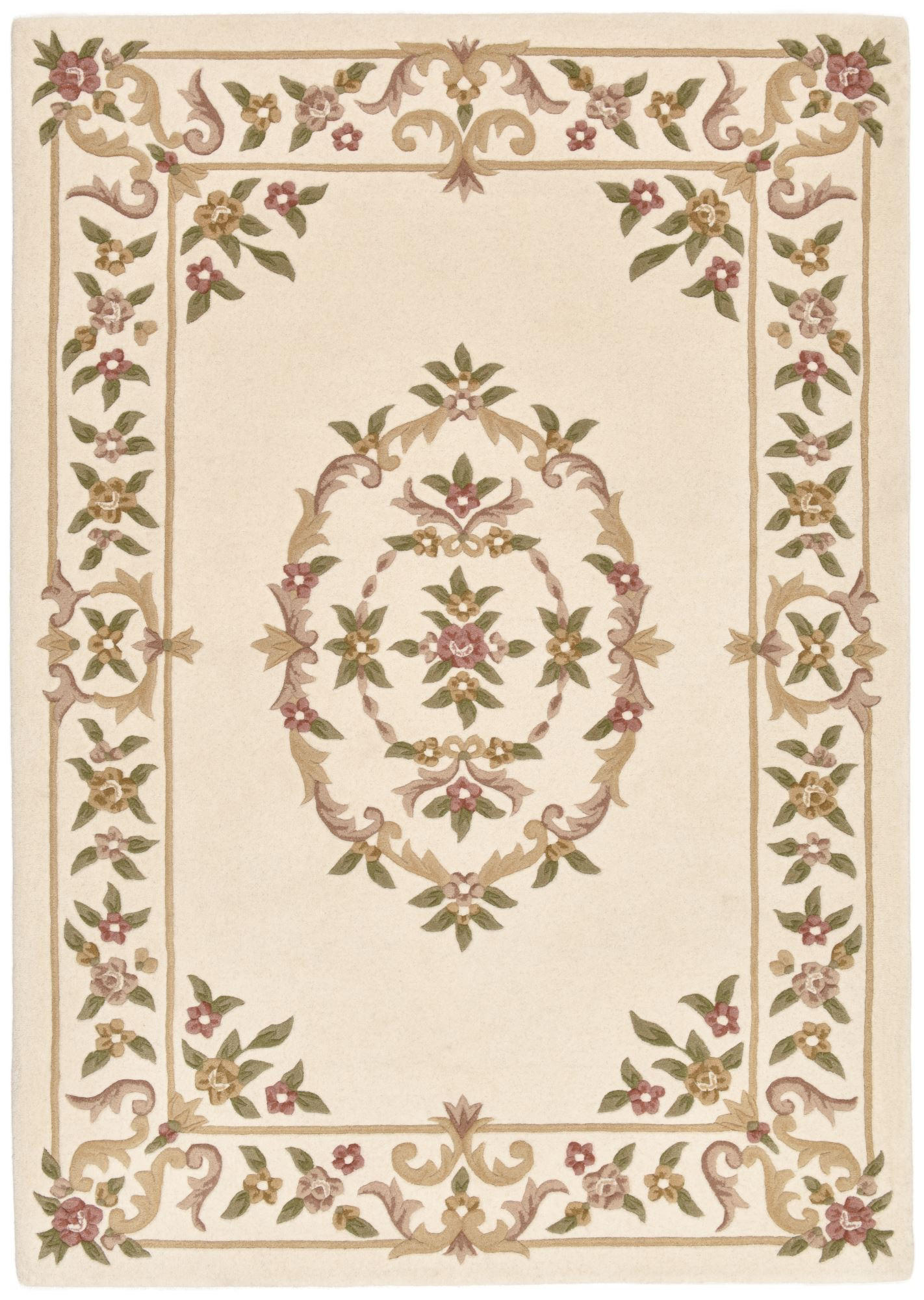 Theko Handtuftteppich Beige 170x240 cm