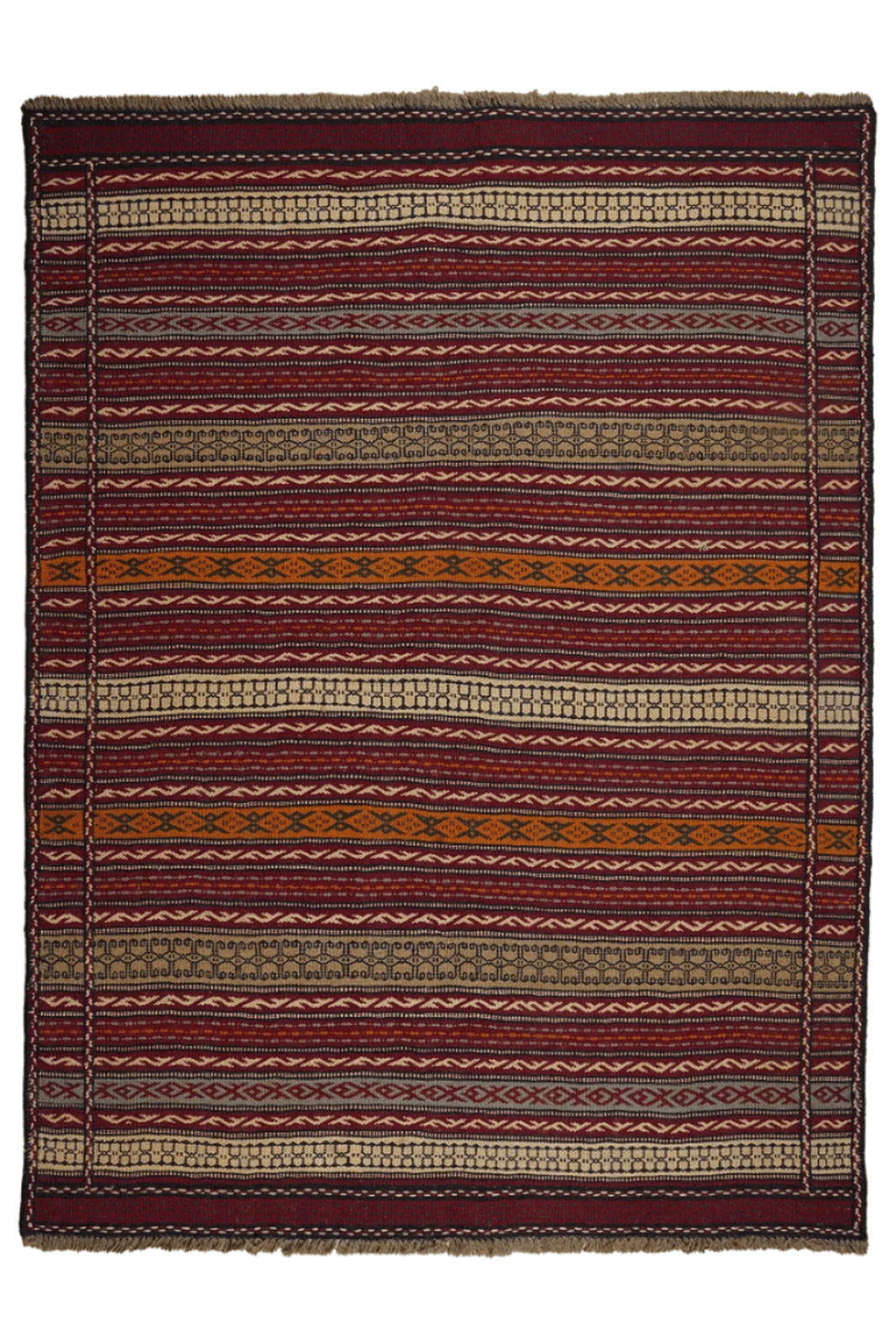 Looma Kelim-Teppich Mehrfarbig 147x199 cm