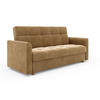SOFA LENTO mit Schlaffunktion ITAKA 48 mit Stauraum - Hellbraun, Textil (87/95/216cm) - Bedante