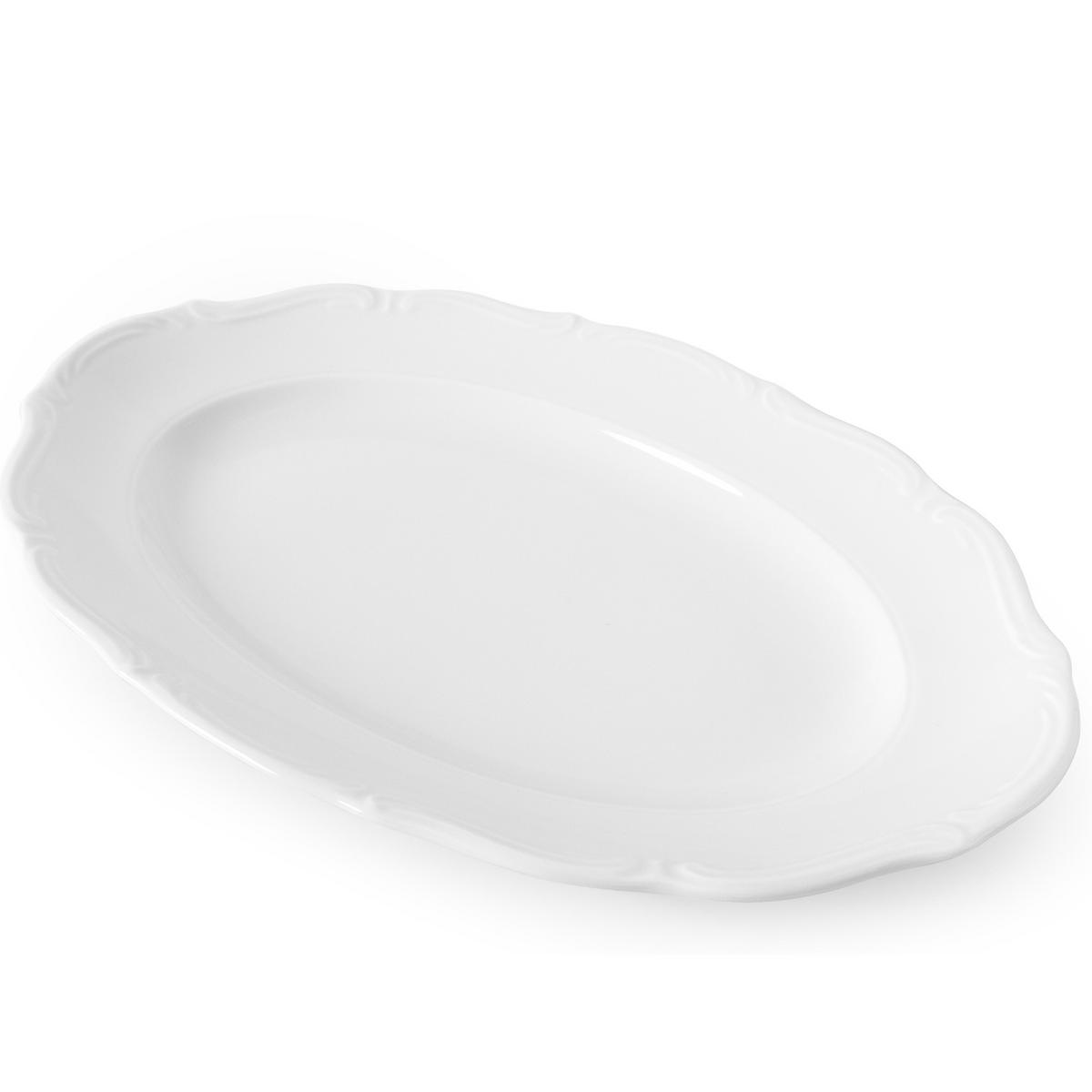 SERVIERPLATTE Chodziez MARIA TERESA - Weiß, Keramik (22/3/22cm) - KONSIMO®