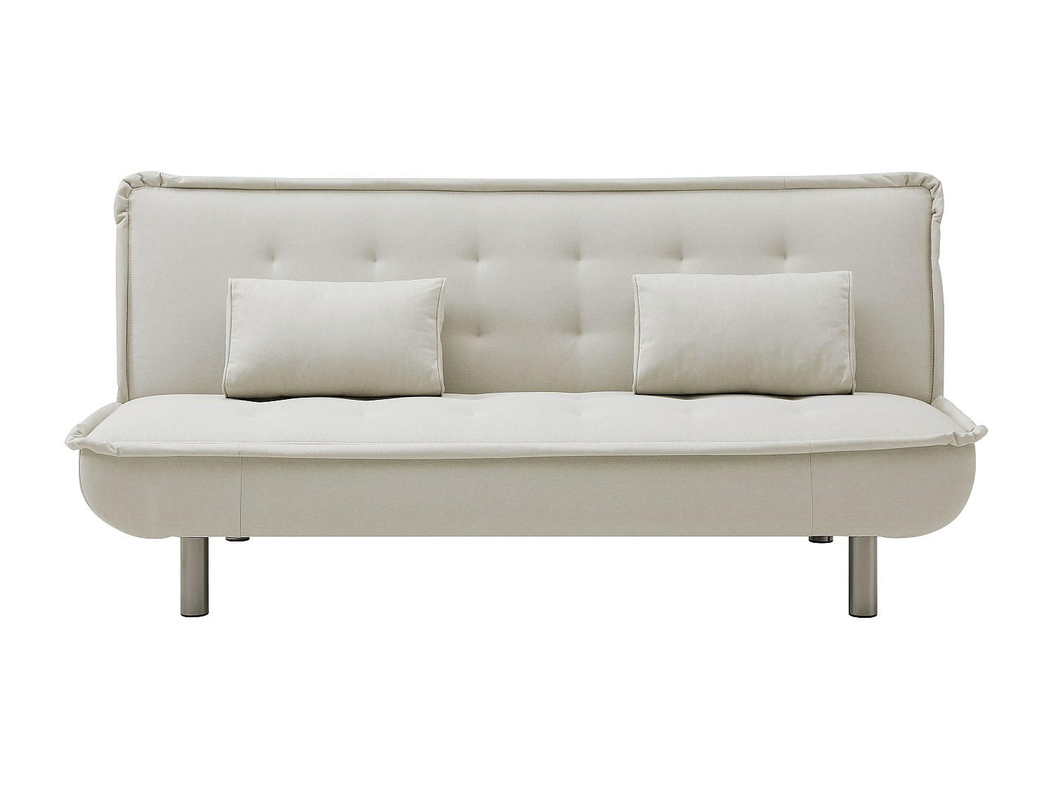 SCHLAFSOFA - 3 Personen - Stoff, Stoff - Beige - - Beige, Textil (190/89/96cm) - Vente-Unique