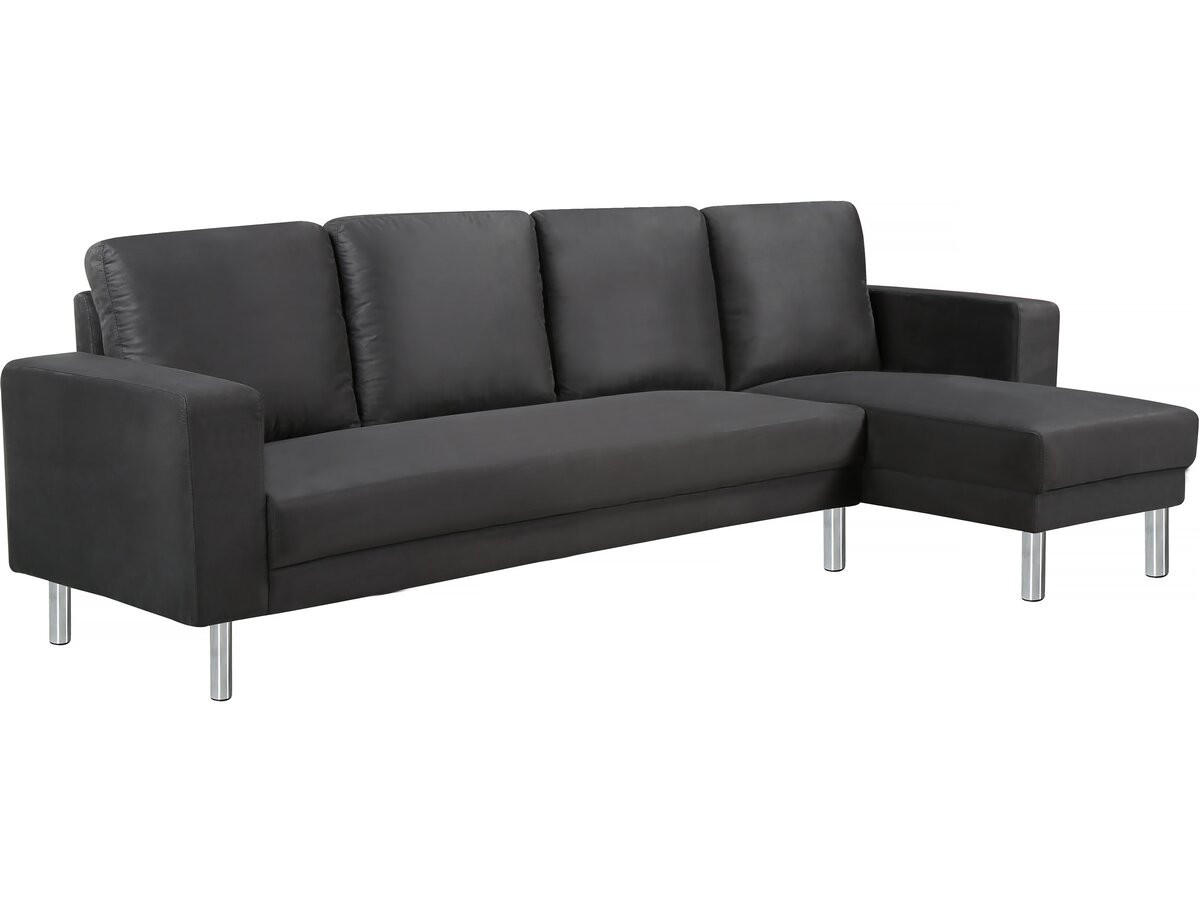 ECKSOFA rio grau anthrazit - Grau, Textil (73/209cm) - Habitat Garten
