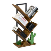 BÜCHERREGAL - Multicolor, Holzwerkstoff/Metall (40/71/21.5cm) - Relaxdays