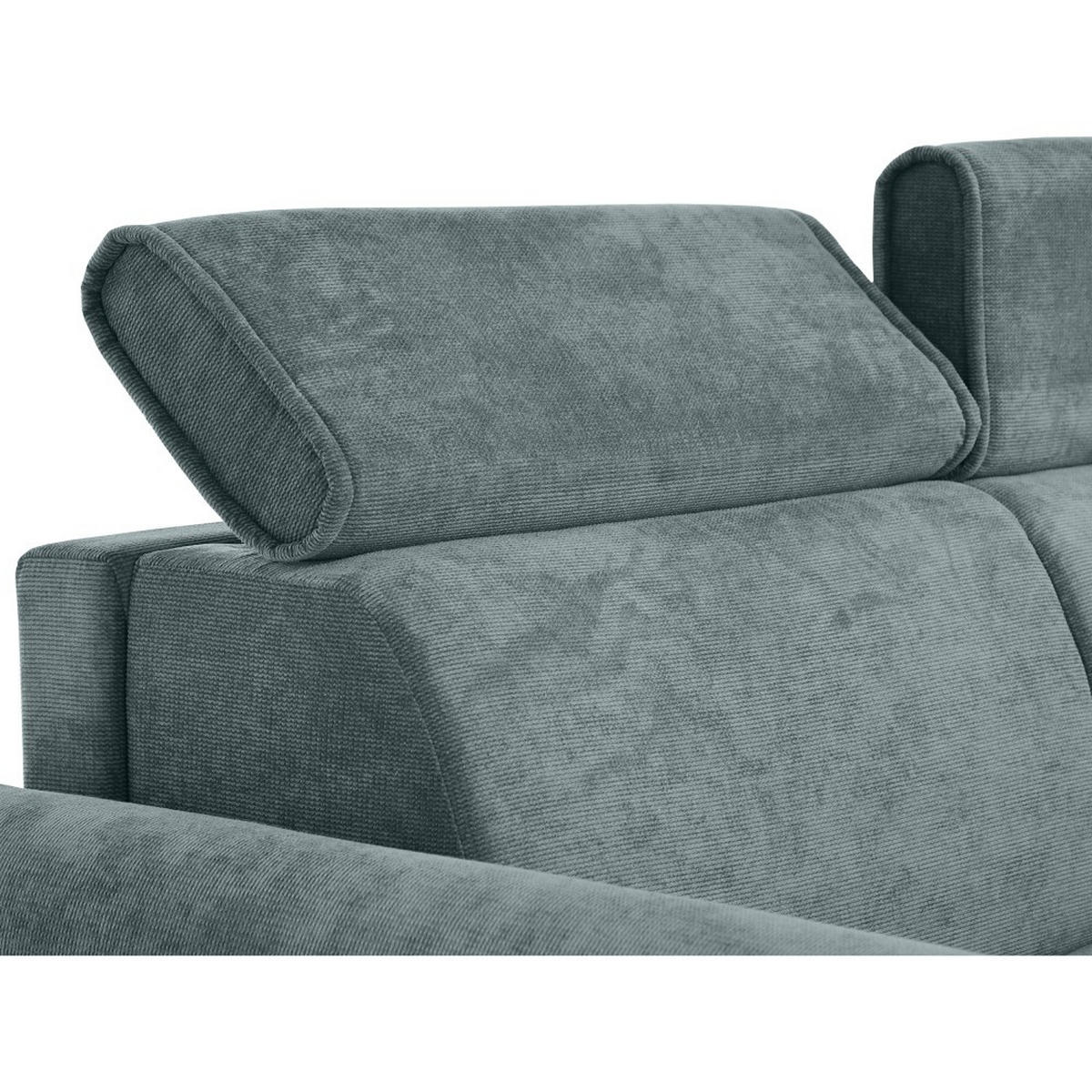 SCHLAFSOFA Pavarti mit italienischem Gestell, 160x195, Hellblau - Schwarz/Hellblau, Holzwerkstoff/Textil (214/88/100cm) - Beautysofa