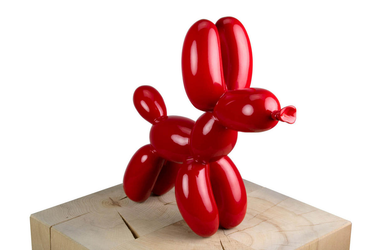 SKULPTUR Rot 28/26 cm - Rot, Stein (0.95/26/10cm) - KUNSTLOFT