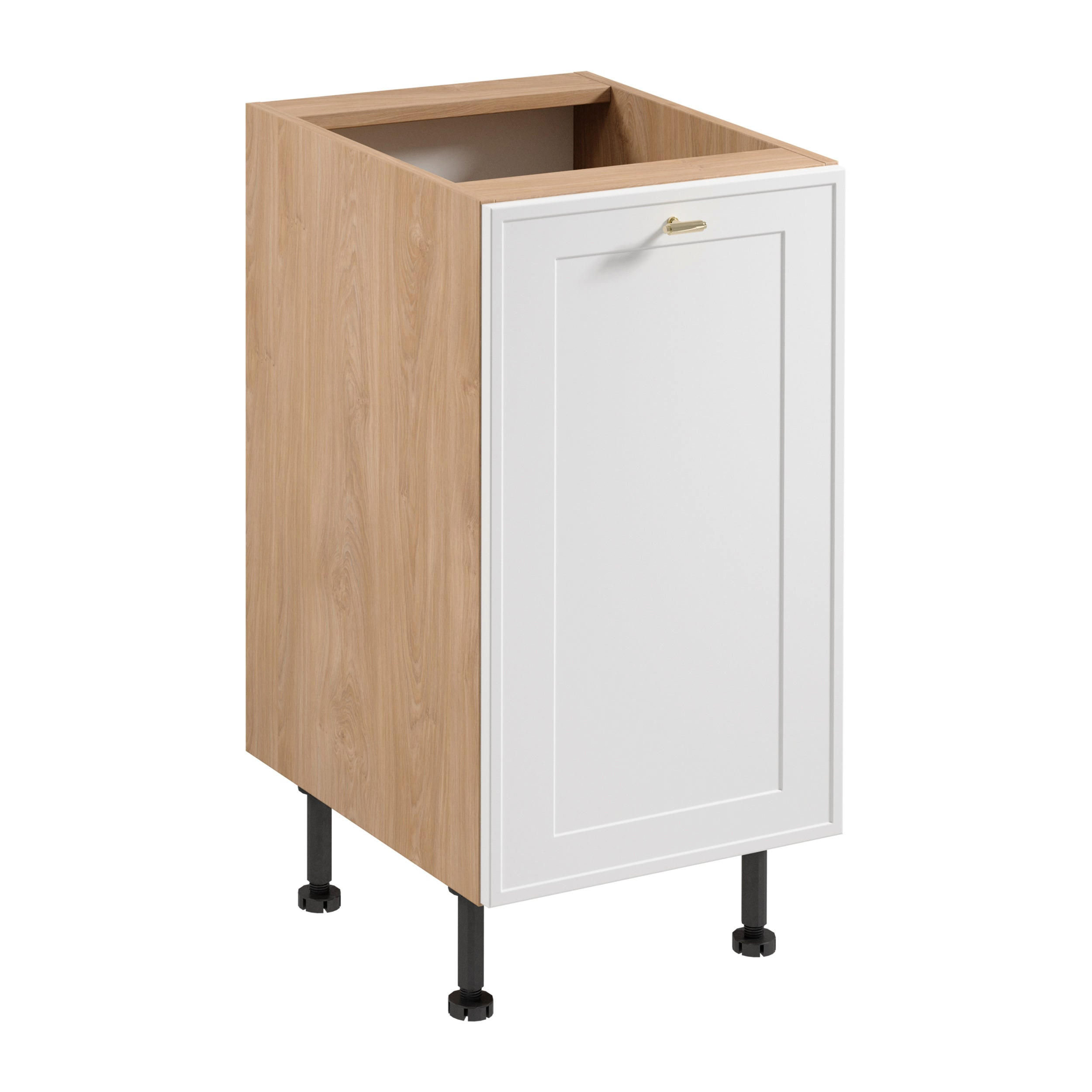 UNTERSCHRANK D45 P/L – Sorento Sonoma Eiche Weiß – Weiß / Sonoma Eiche - Weiß/Sonoma Eiche, Holzwerkstoff (45/87/52cm) - ROYAL24_MARKT