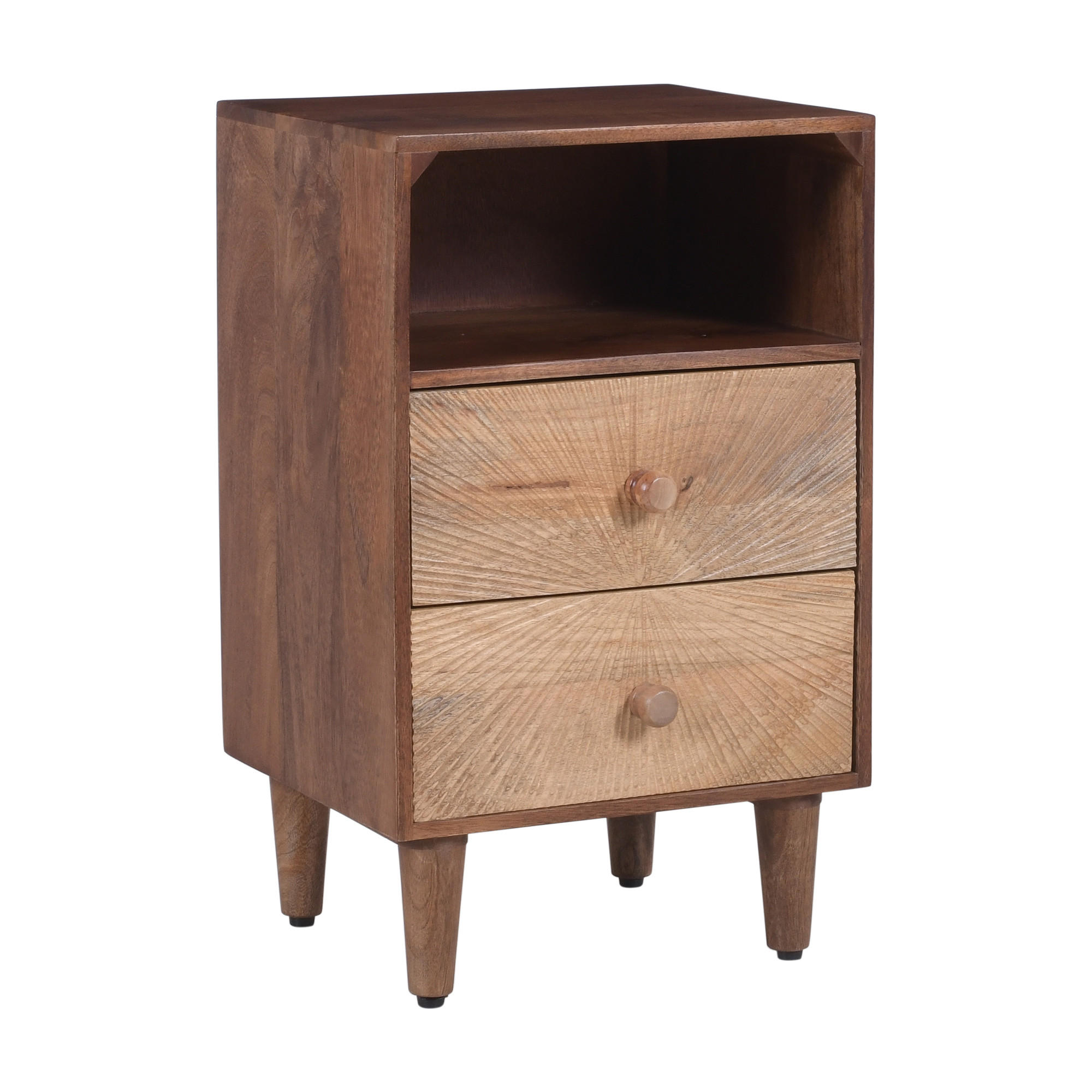NACHTTISCH Rechteckig Braun 35 x 30 x 58 cm - Braun, Holz (35/58/30cm) - Nordlys