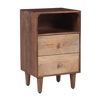 NACHTTISCH Rechteckig Braun 35 x 30 x 58 cm - Braun, Holz (35/58/30cm) - Nordlys