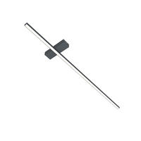 LED-DECKENLEUCHTE Splint L100 - Anthrazit, Metall (2/100/2cm) - Lumicom