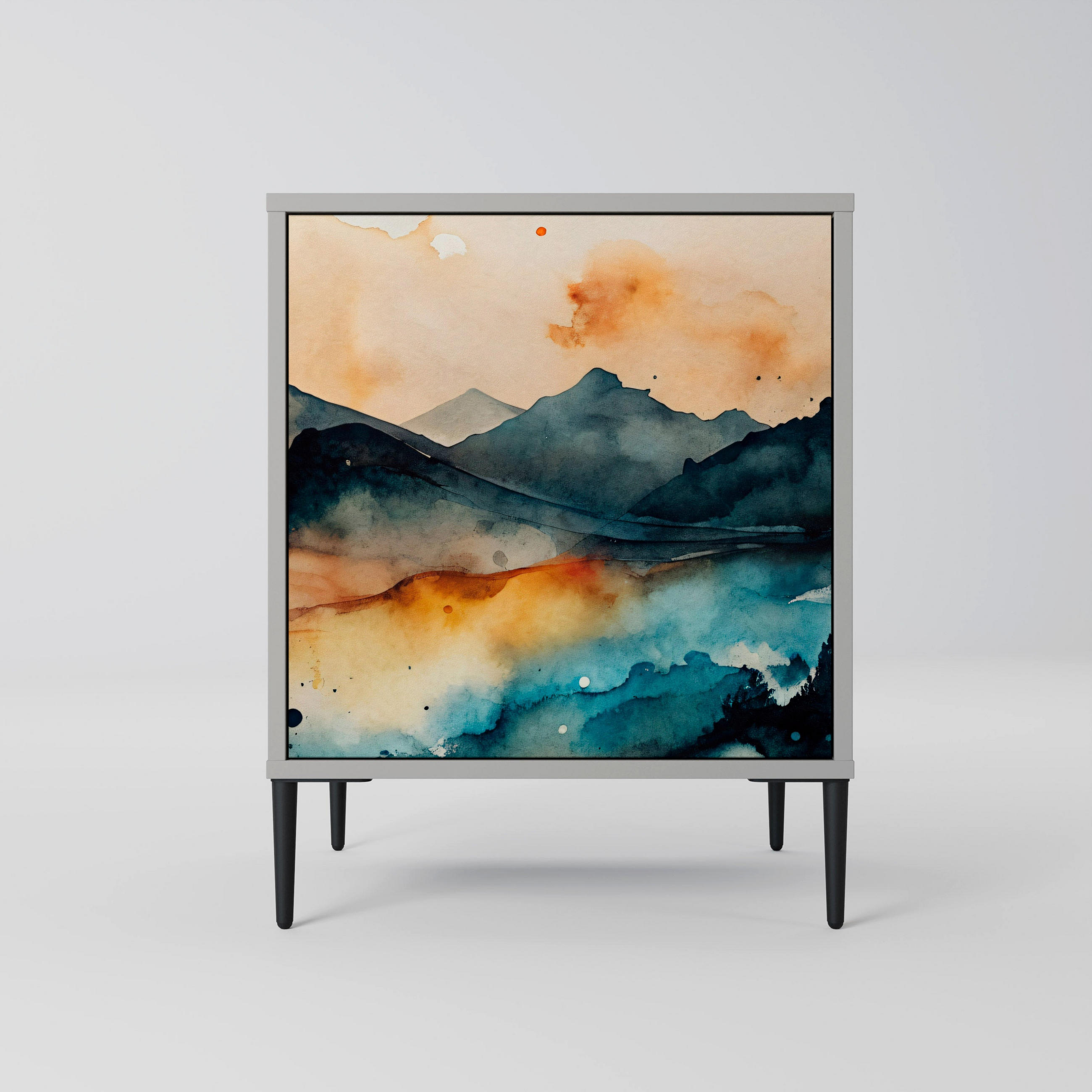 SpaceRebels Sideboard Grau 57.5x72.5x42 cm