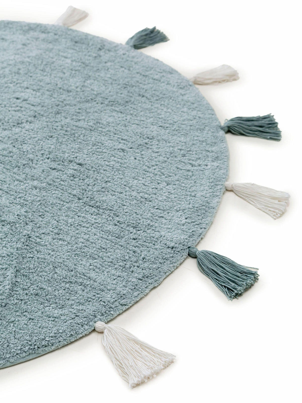 KINDERTEPPICH waschbar Malu Mint ø 100 cm rund - Mintgrün, Textil (100/100cm) - Lytte