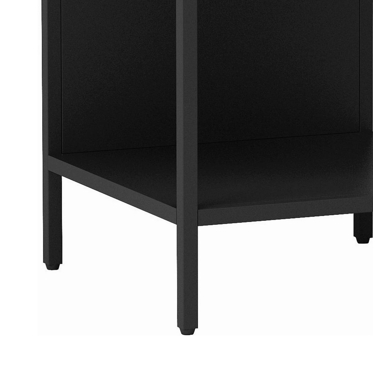 STANDREGAL Akaa - Schwarz, Metall (35/52/35cm) - [en.casa]