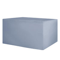 REGENSCHUTZ für Gartenmöbel hellblau 230/225/65 cm Grande Chuva - Blau, Kunststoff (230/65/225cm) - Beliani