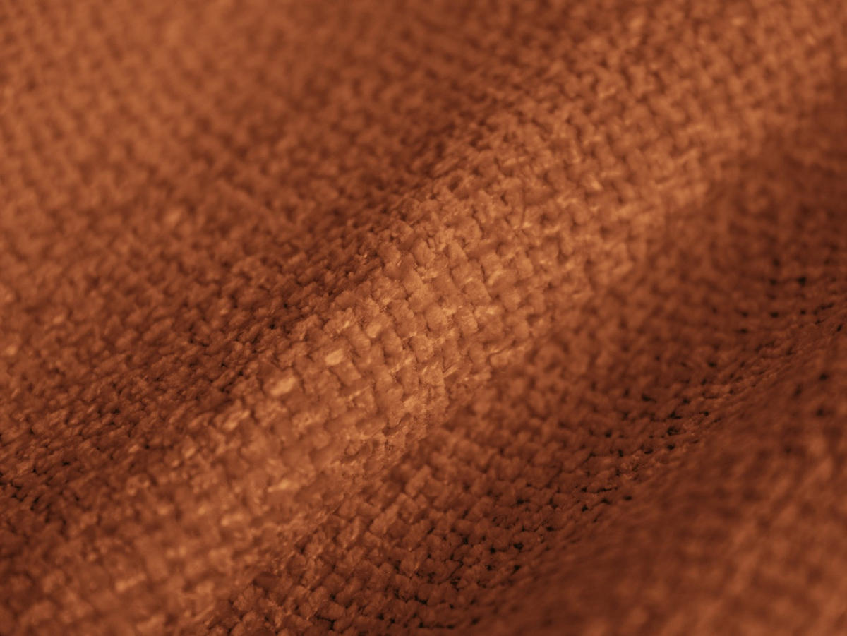 SOFA Blair aus Chenille-Stoff mischung terrakotta 2 Sitzplätze - Terra cotta, Textil (87/80/194cm) - Micadoni