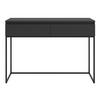 KONSOLENTISCH Bemmi Schwarz mit Metallbeinen - Schwarz, Holzwerkstoff/Metall (50/120/80cm) - Selsey