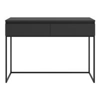 KONSOLENTISCH Bemmi Schwarz mit Metallbeinen - Schwarz, Holzwerkstoff/Metall (50/120/80cm) - Selsey