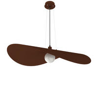 HÄNGELEUCHTE - Dunkelbraun, Metall (90/90/120cm) - Lumicom