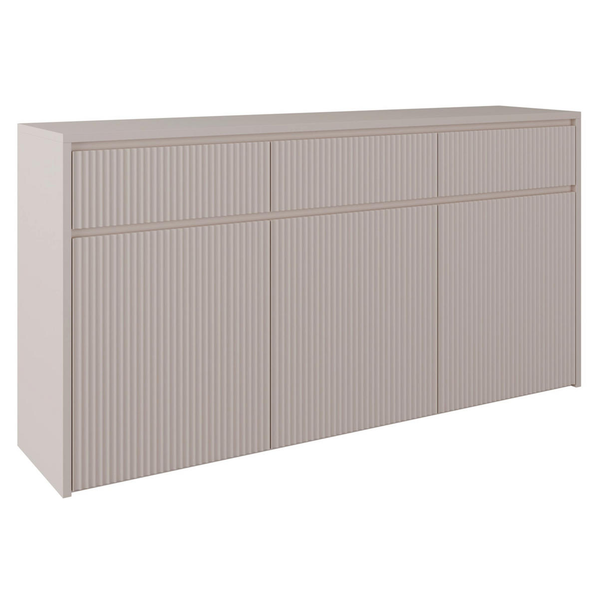 SIDEBOARD Vemmi Kaschmir 155 cm - Taupe, Holzwerkstoff (155/80/36cm) - Selsey