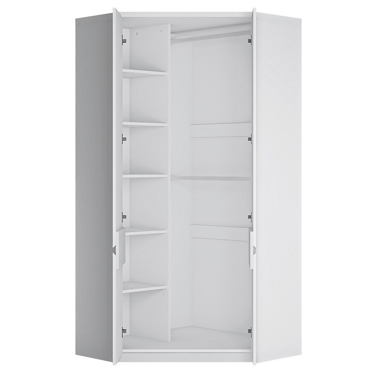 JUGENDZIMMER-SET 4-TLG. Fortaleza-75 - Weiß, Holzwerkstoff (352/200/206cm) - Lomado