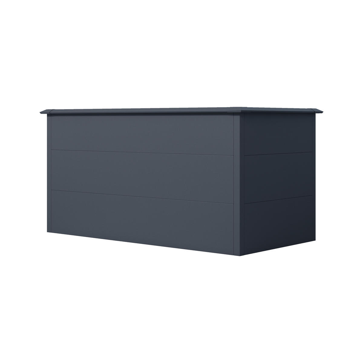 HOCHBEET anthrazit pulverbeschichtet, 150 x 75 x 77 cm - Grau, Kunststoff (80/175/120cm)