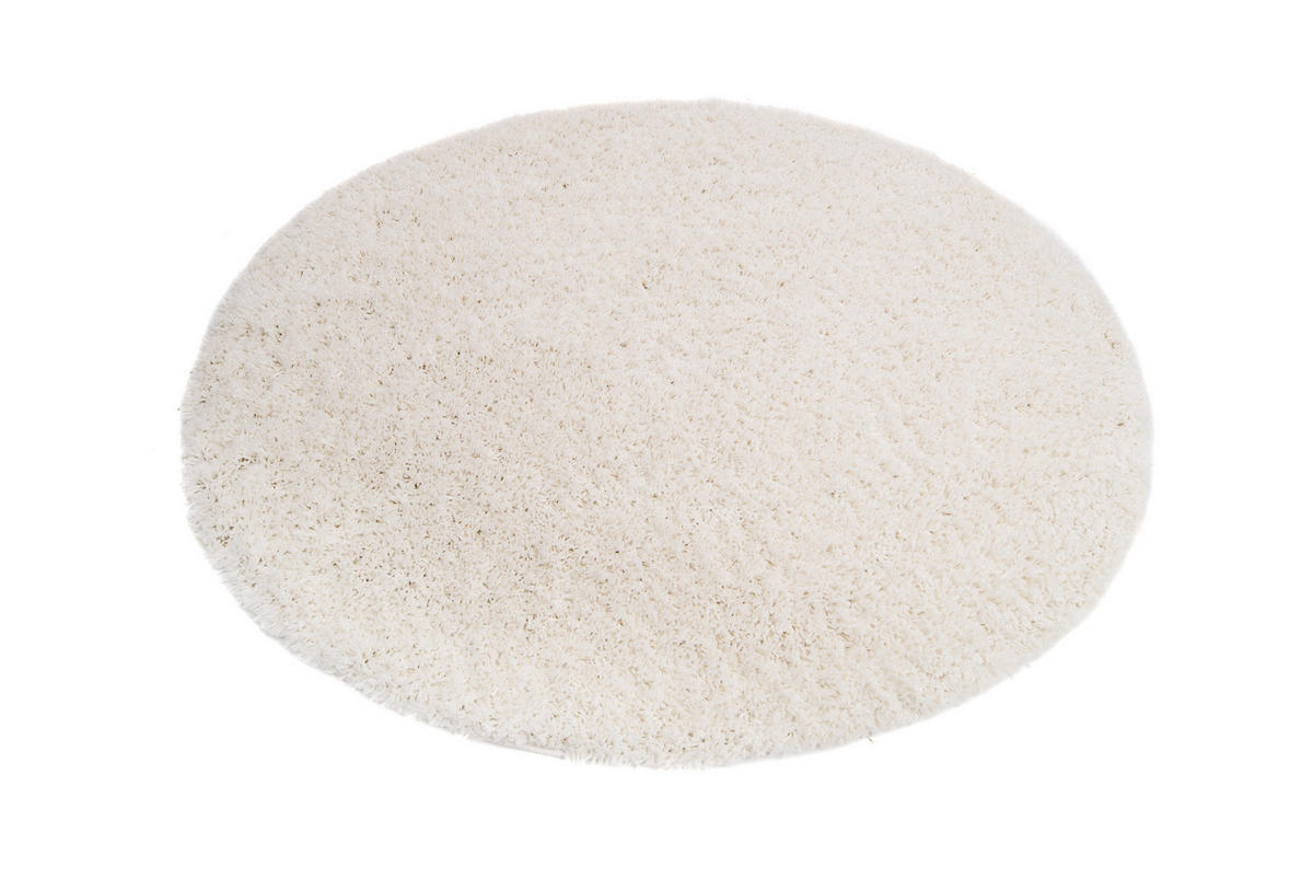 TEPPICH ESSENCE ROUND Creme 80/80 cm - Creme, Textil (80/80cm) - Tapiso