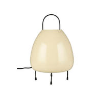 TISCHLAMPE Ovo Hellgelb - Beige, Metall (21/21/32cm) - Zuiver