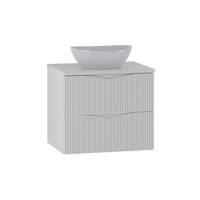 WASCHTISCH 60.6cm Tao Weiß - Weiß, Holzwerkstoff (60.6/50/45.8cm) - Petits-meubles