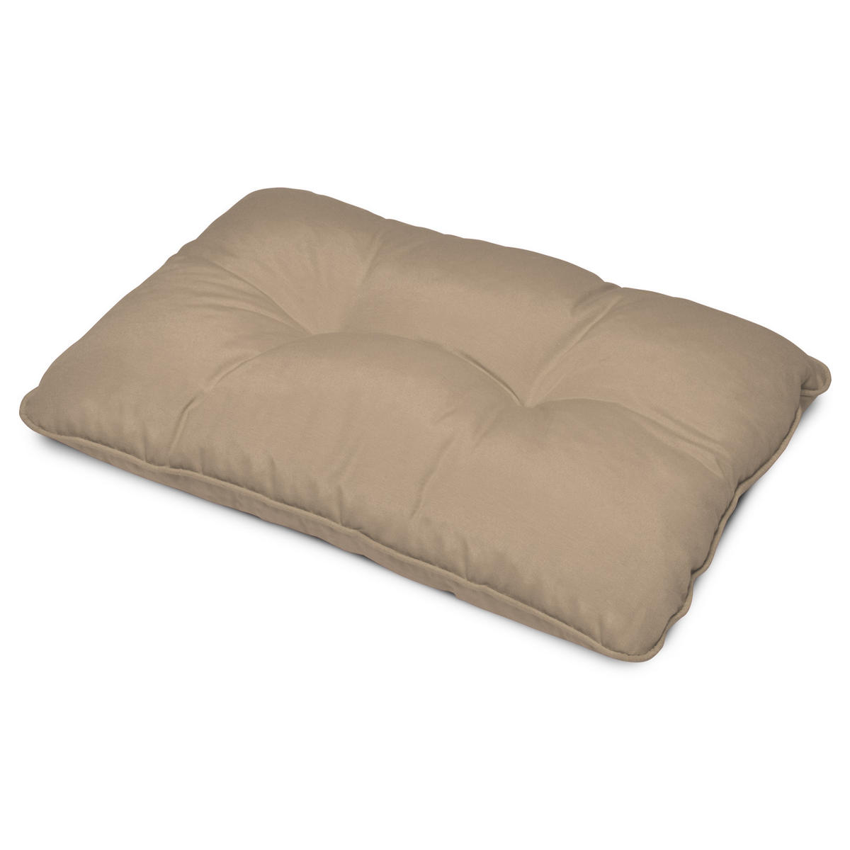 LOUNGEKISSEN Flair Outdoor Rücken 60/40/12cm Natur - Naturfarben, Textil (40/12/60cm) - Beautissu 
