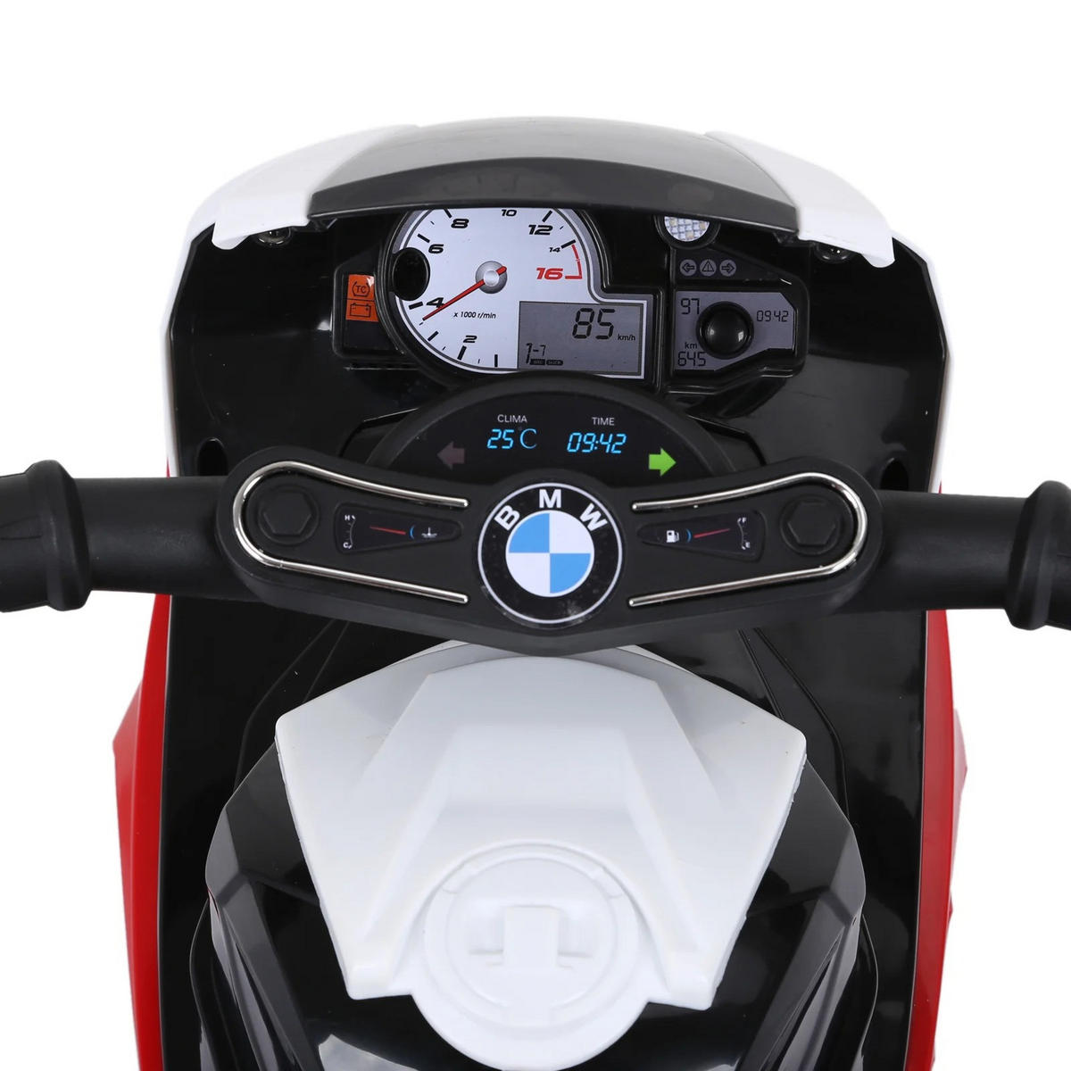 KINDERMOTORRAD BMW Weiss - Rot, Kunststoff/Metall (37/66/44cm) - Jamb