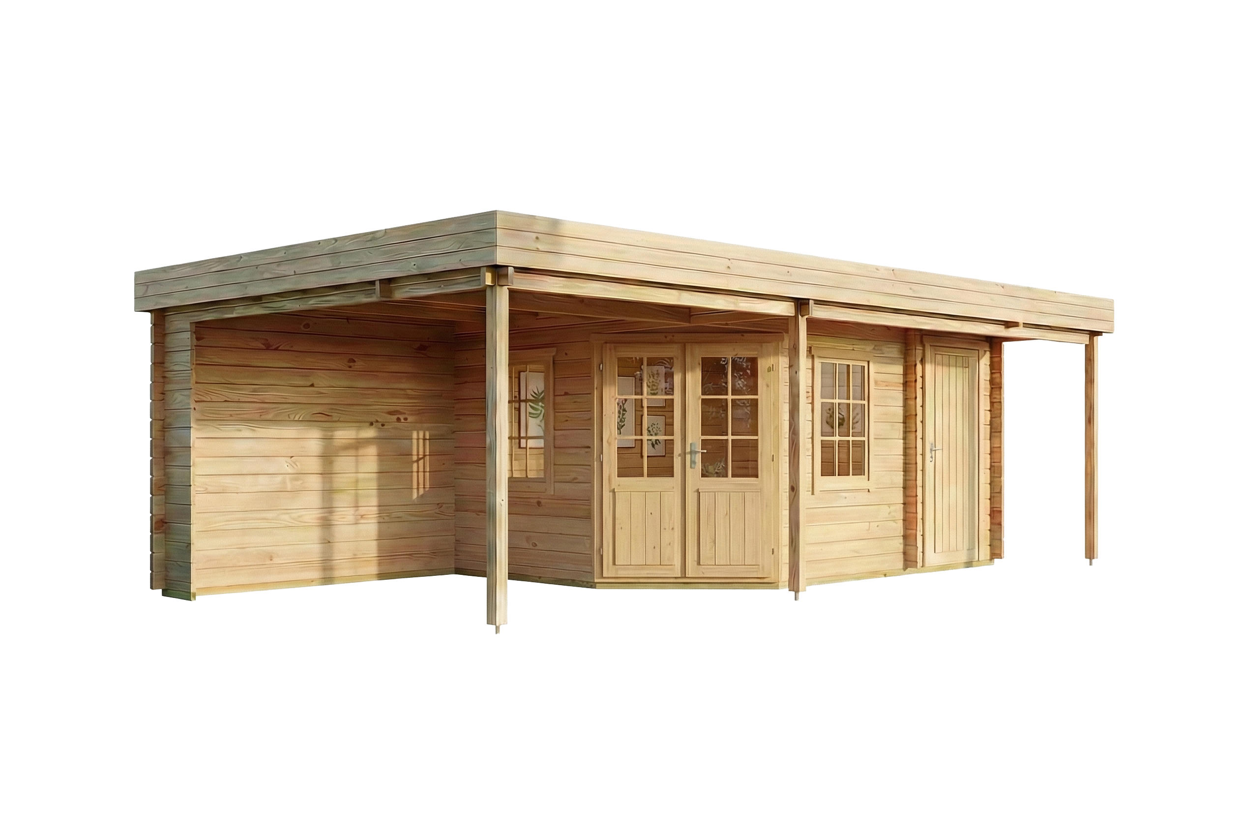 Alpholz Gartenhaus Pinien 718x228x420 cm