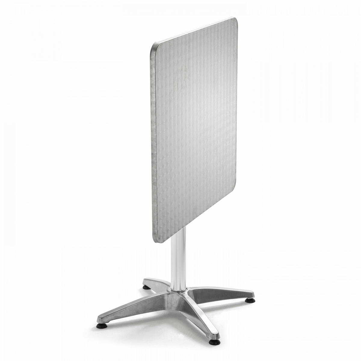 GARTENTISCH klappbar, Grau - Grau, Metall (70/70/73cm) - Oviala