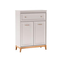 KOMMODE Windsor W-04 - Kaschmir/Eichefarben, Holz/Holzwerkstoff (92/126/41cm) - MIRJAN24